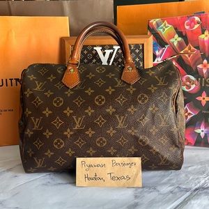 Authentic Louis Vuitton Speedy 30